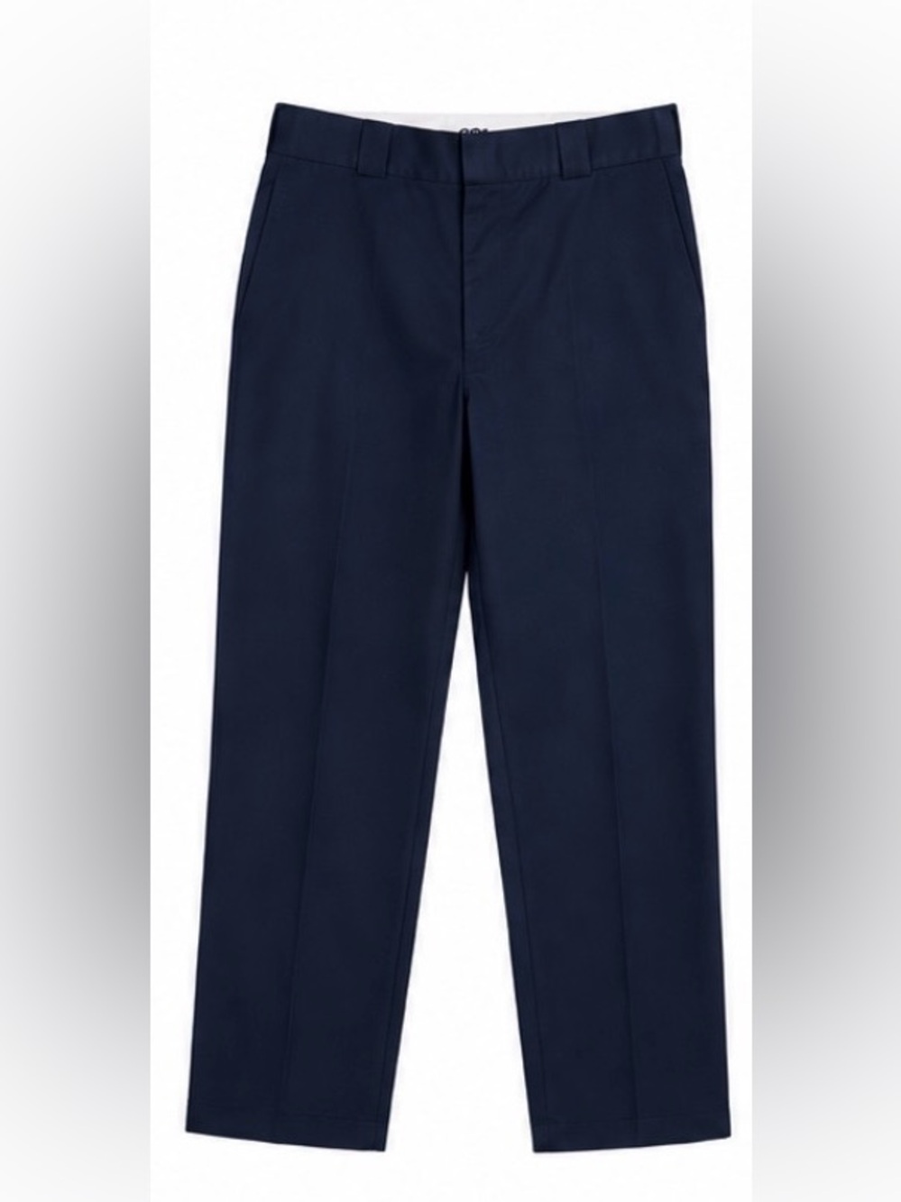 Dickies Men's Black Flat Front Dress Pants /Office Career 38x32 NWOT
